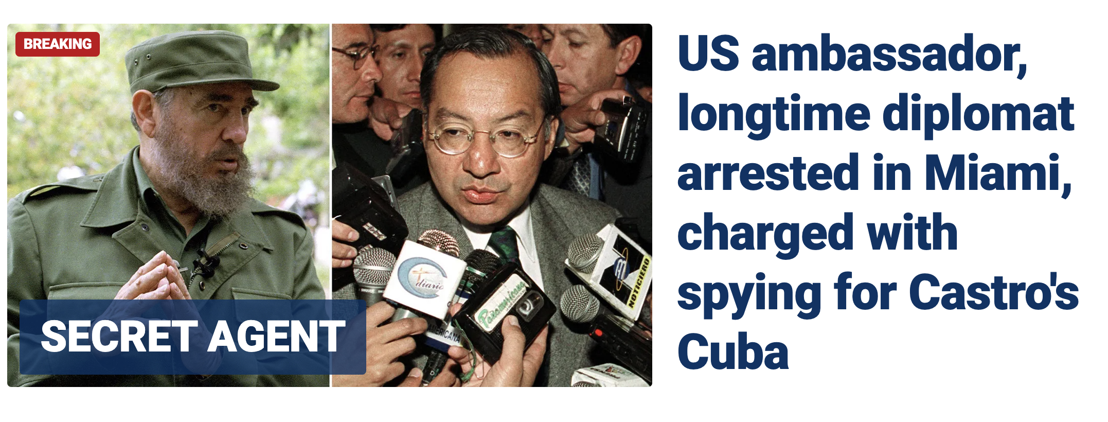 Former US ambassador arrested, accused of working for Cuba - National Zero